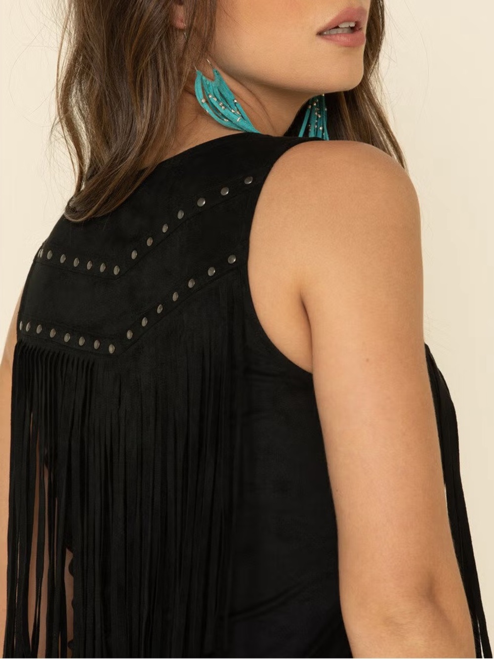 IDYLLWIND QUEEN OF COUNTRY FRINGE MINI DRESS Large - Picture 10 of 10